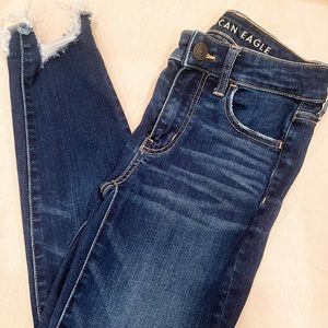 American Eagle High Rise Jegging Crop